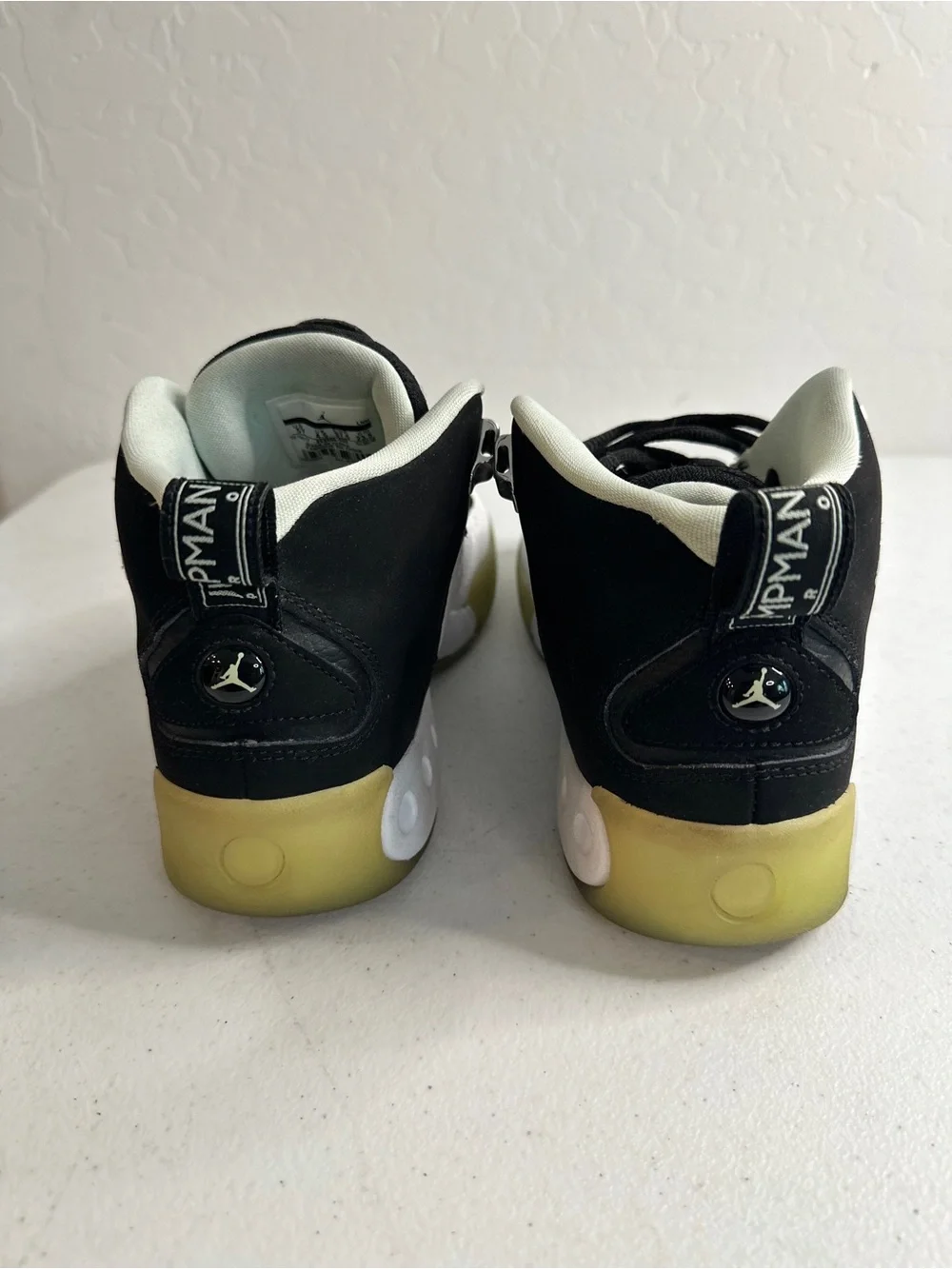 Jordan Jumpman Kids' Black and White High-Top Basketball Sneakers